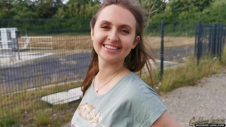Goddess Lena: Rande s birkenstock-sandály