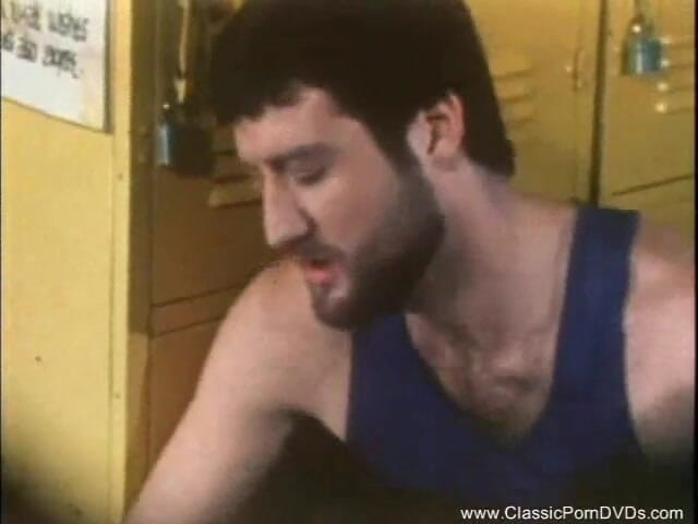 Classic Porn DVDs: Harige en rondborstige meiden pijpen een paar harde wangen