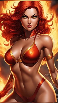 Nackte blaze vanguard courage aura