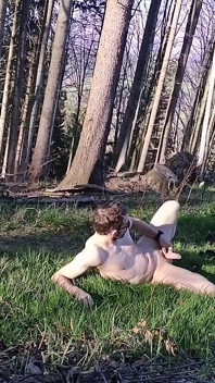 Naked in Forest