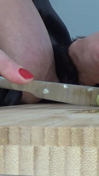 Big Hanging Tits Cook Breakfast