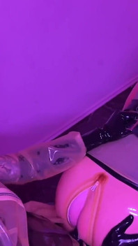 Dubbele domme rubberen spuugroast met Miss May