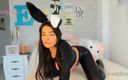Emanuelly Raquel: Sexy Bunny Blowjob and Cumming