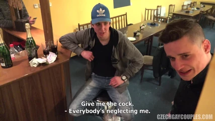 Czech Gay Couples 10 Filthy Pub Bang - Straight Boys and a MILF Join for a Wild Gay Bangfest