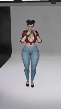 Chun Li Szczęśliwy taniec przesłuchanie