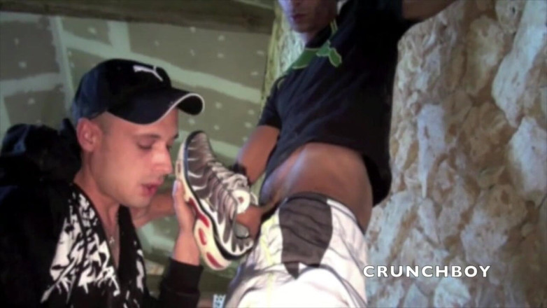 Sneaker gay: Extreme sneaker feet and foot humiliation outdoor
