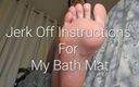 Freya Reign: Masturbar instruções para meu tapete de banho: degradante provocante adoração...