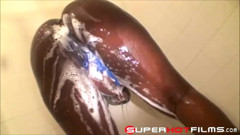 Super Hot Films: * Throwback * Mörkhyad slampa suger min kuk i duschen