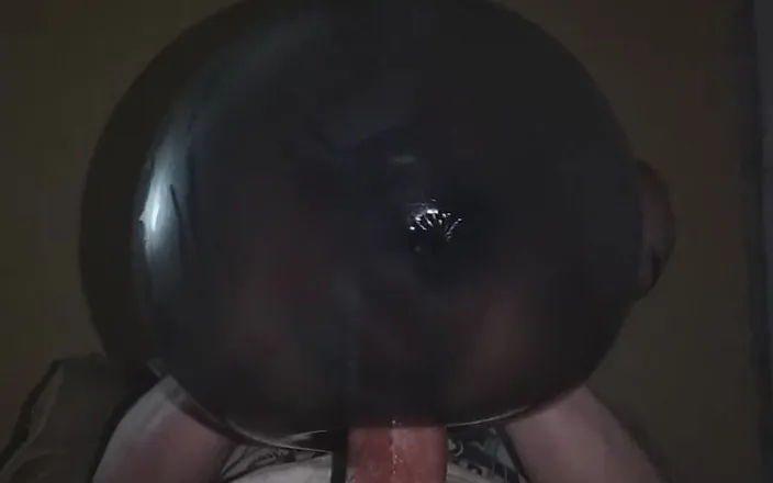 Jeddrew: I Cum Twice with This Balloon Sex-toy - No Hands Cumming