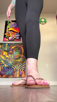 Stomping Hard in Flip Flops