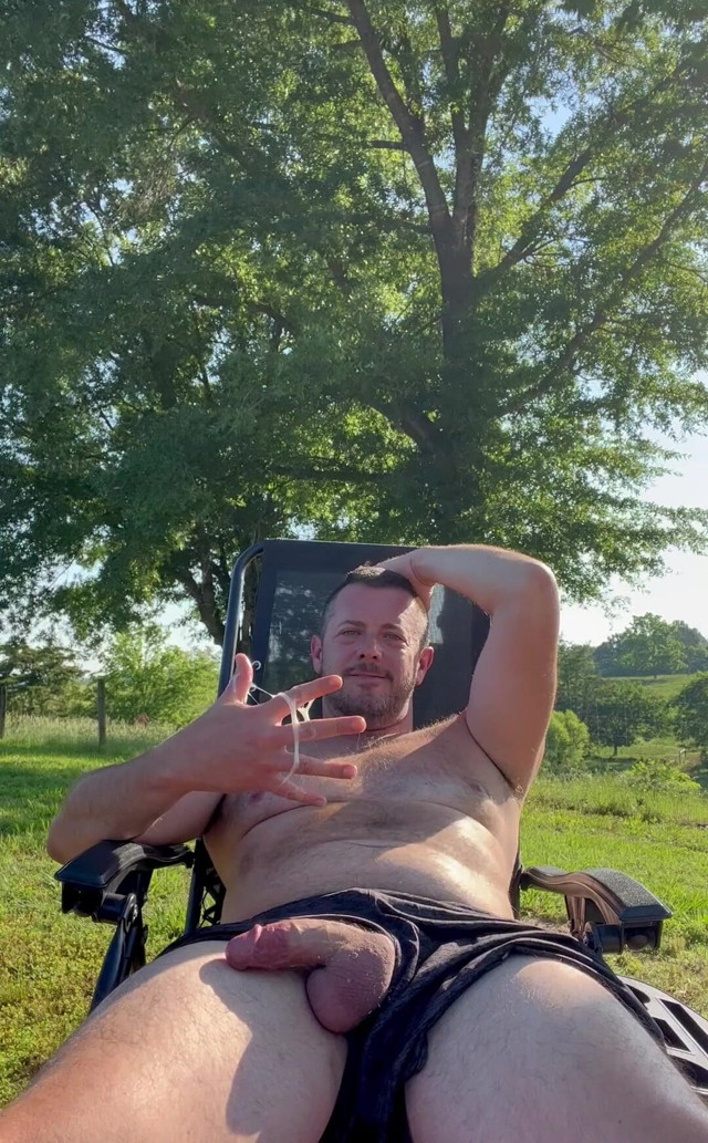 Daddy Shoots a Big Load in the Backyard (Grant Acres)