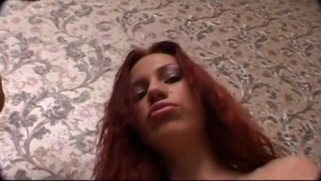 Monster Cocks: Young redhead gives a juicy blowjob to a big hard...