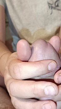Hand Jerking Dick Close-up, Have Fun and Cum