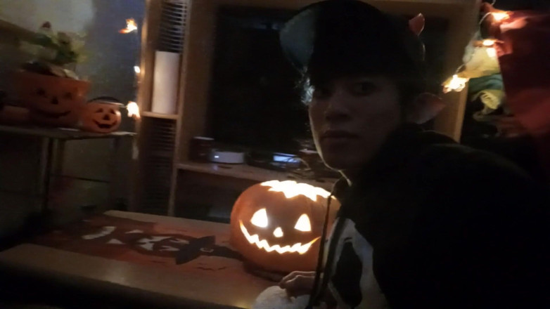 Jon Arteen: Sfw Jon Arteen Cute Twink Emo Femboy Carves a Halloween...