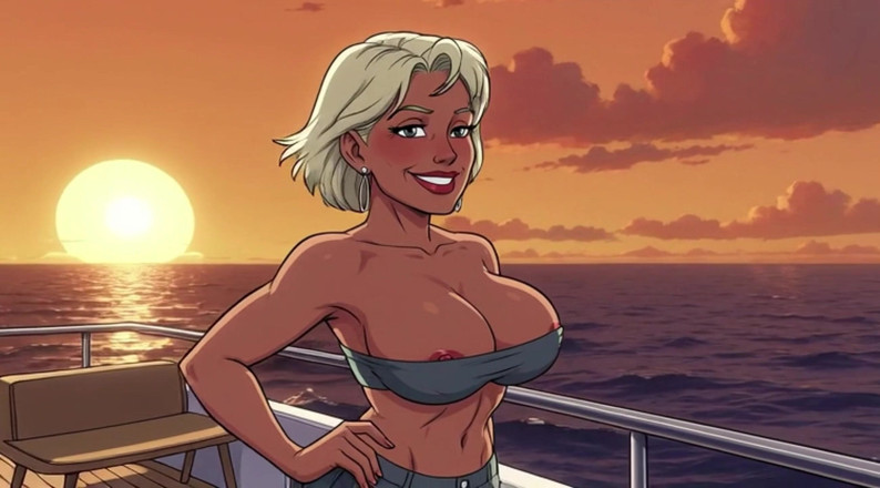 Huge Boobs: Ai tetonas en barcos