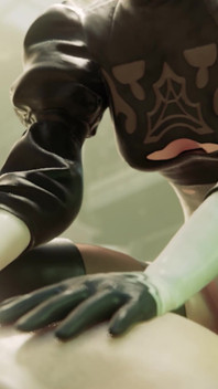 2b velký zadek anální cowgirl šukání po nedbalém kouření - Nier automata 3D porno