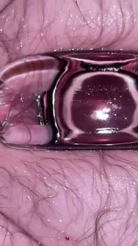My Ass with My New Glass Butt Plug