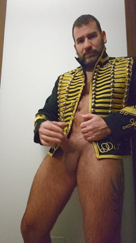 Daddy Huge Cock Masturbating