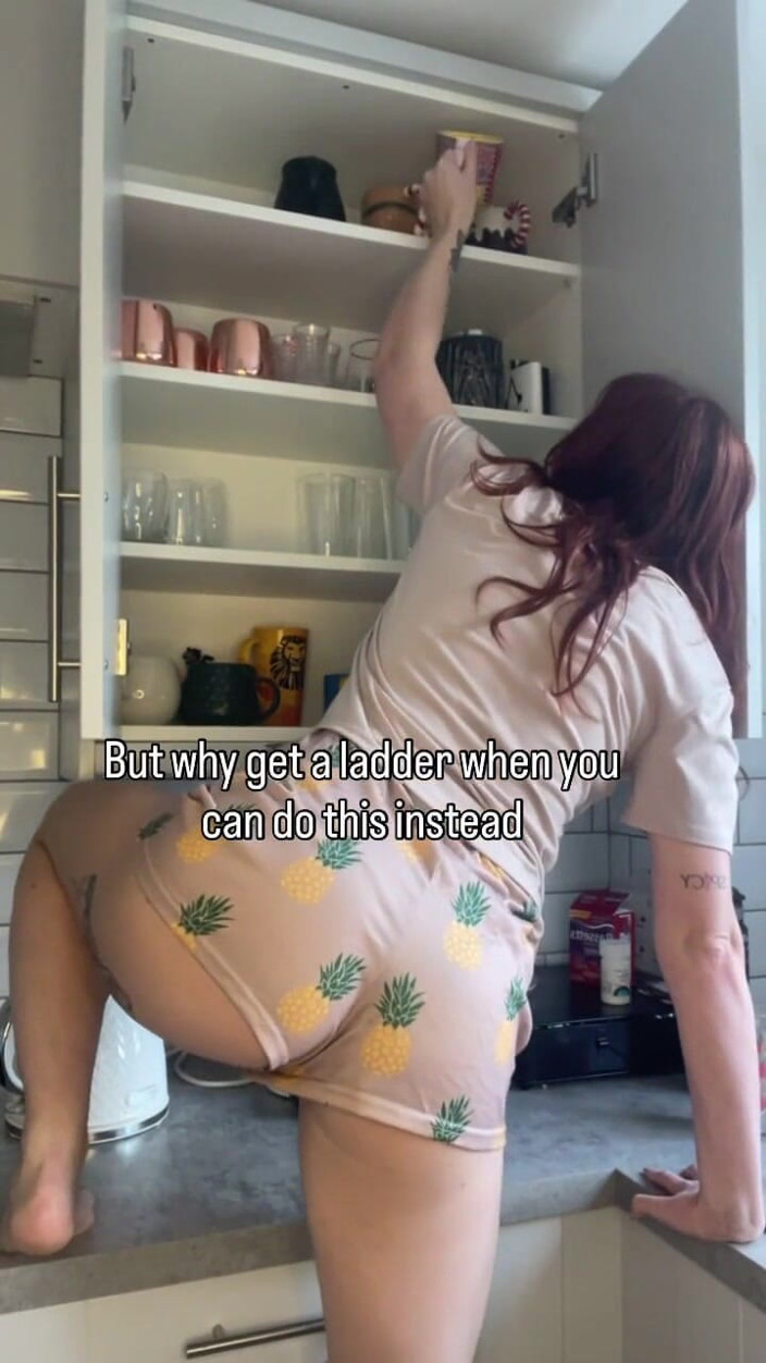 jasminebrooks: No Need for the Ladder
