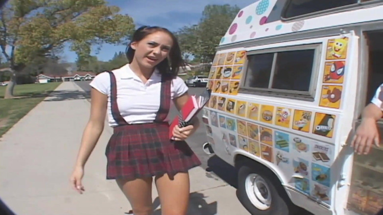 TeenXXX Stories: Sweet uniformed teen fucked hard in his truck