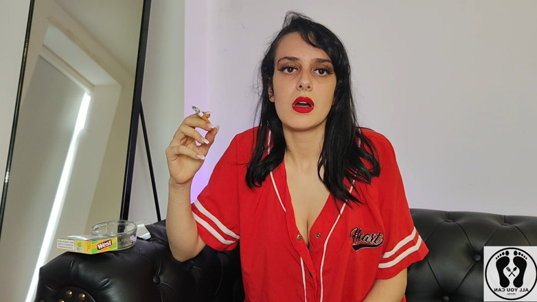 All You Can Fetish: Hot Teen Smoking Deep Breathing Heavily Long Puffs Cigarrets
