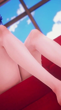 [mmd] 끈적 끈적한 끈적한; 흑인 대물 자지에게 따먹히는 거유 랩 댄스; 