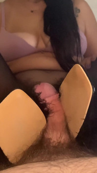 Footjob POV Con Scarpe Con Pelo
