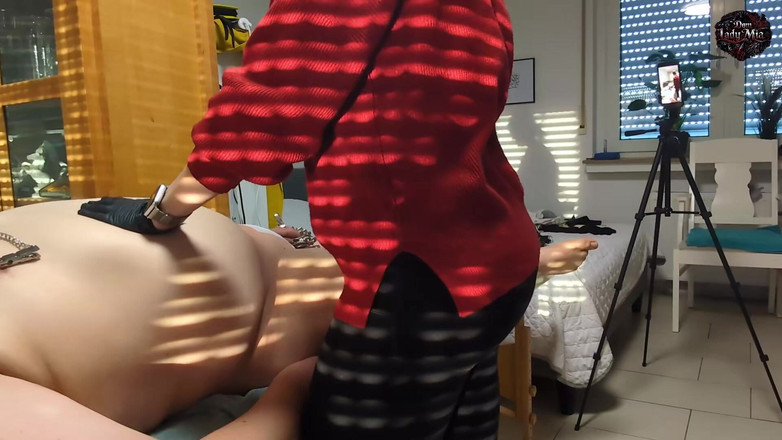 DomLadyMia: Domladymia - Slaveofm - Red Stripes For The Whipped Slave - fullängdsalbum