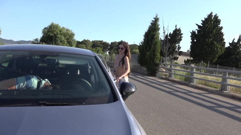 Nikky Thorne's Teen Club: Beautiful brunette babe is pissing outdoors