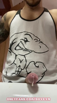 Cumming with No Handsmy Big Cock Cums a Lot