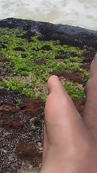 Meus Lindos Pés Depois De Um Dia De Trabalho Tomando Vitamina D Na Praia