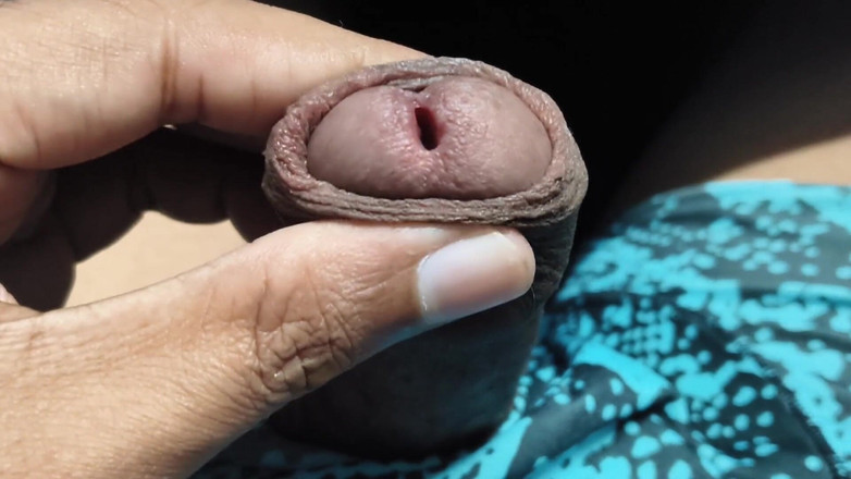 Roxy Bay: Pau massagem closeup solo caseiro preto pau pov