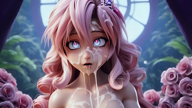 Total Sluts: Lucky Star Hentai Waifu: 20letá blonďatá růžová Twin-ocas děvka Prosí o...