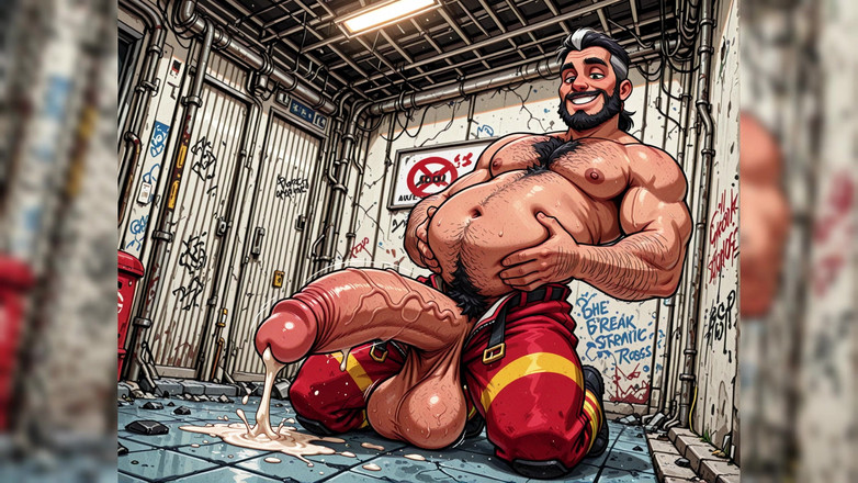 Erotic Man: Lính cứu hỏa nóng bỏng nhất khỏa thân với con...