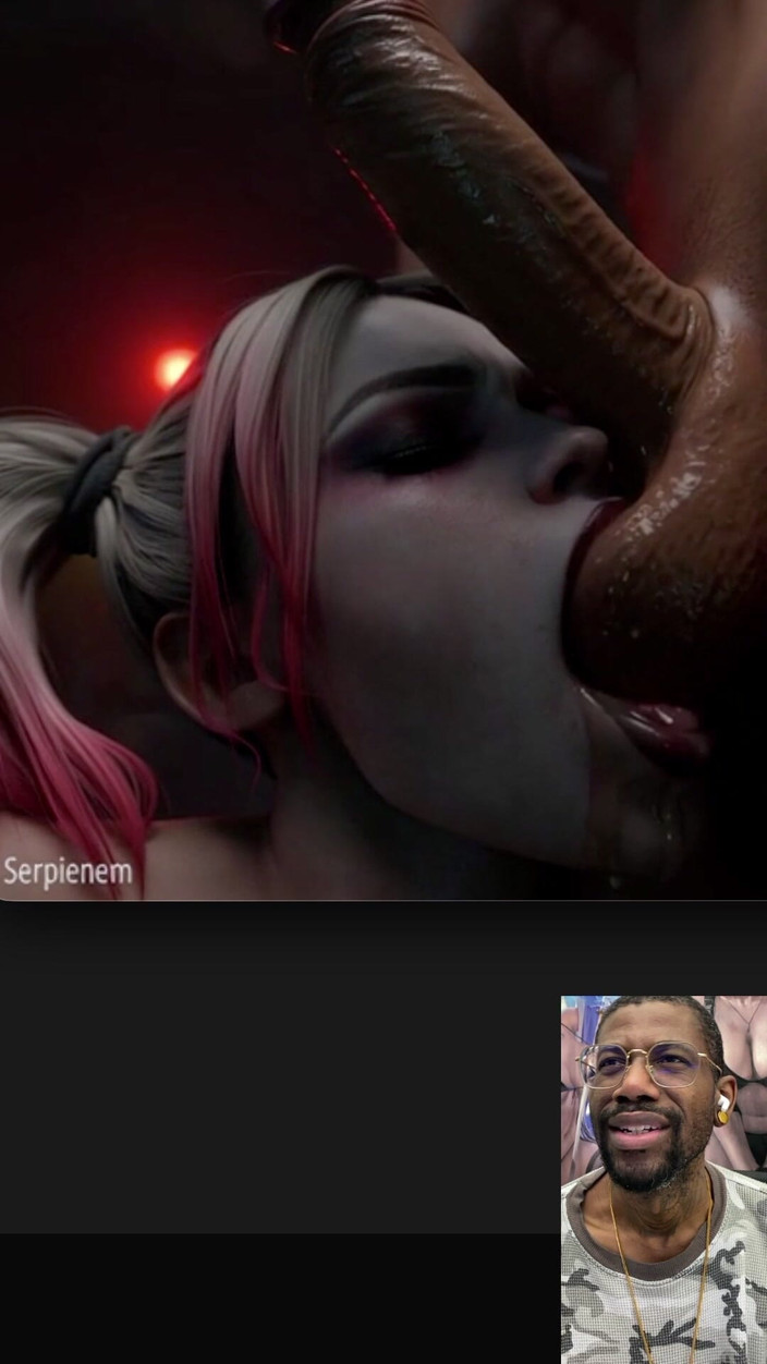 L6RD7BLU3 FUTA: Harley Quinn zuigt op transgenderballen met trans sperma nog steeds...