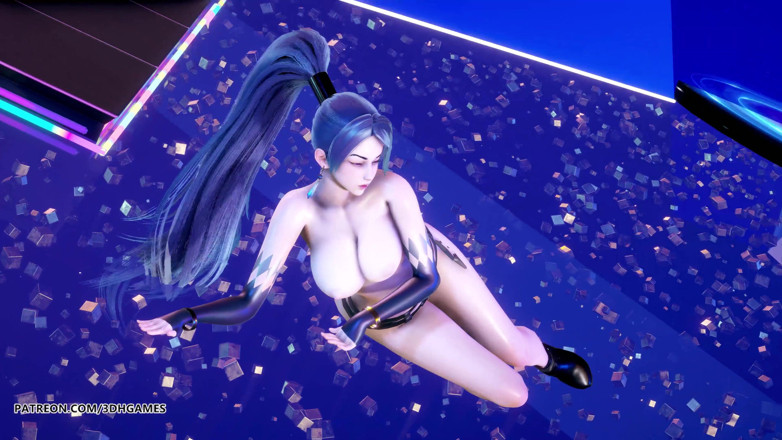3D-Hentai Games: [MMD] （G）I-DLE - LATATA Kaisa 裸体舞蹈英雄联盟 KDA 4k 60fps
