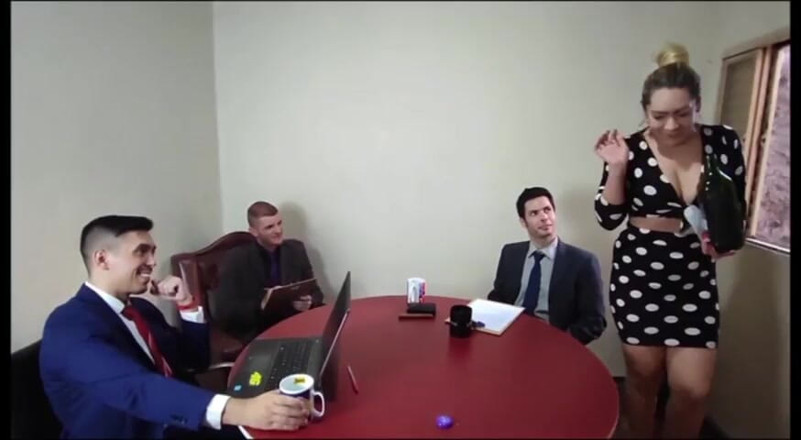 Carmona's films: Businessmen Fuck MILF Secretary in the Hair