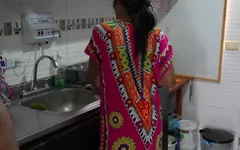 I Seduce My Horny Stepsister While She's in the Kitchen