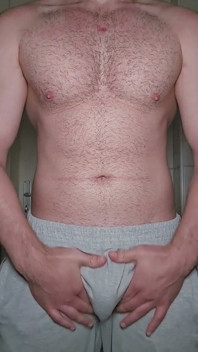Grey Sweatpants Cumshot;) Full Horny!