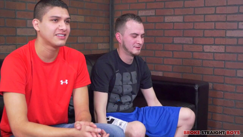 Broke Straight Boys: David Hardy and Ricky Evans Gay Sex Porn