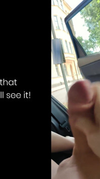 Risky Flashing for Strangers Almost Caught and Cumshot