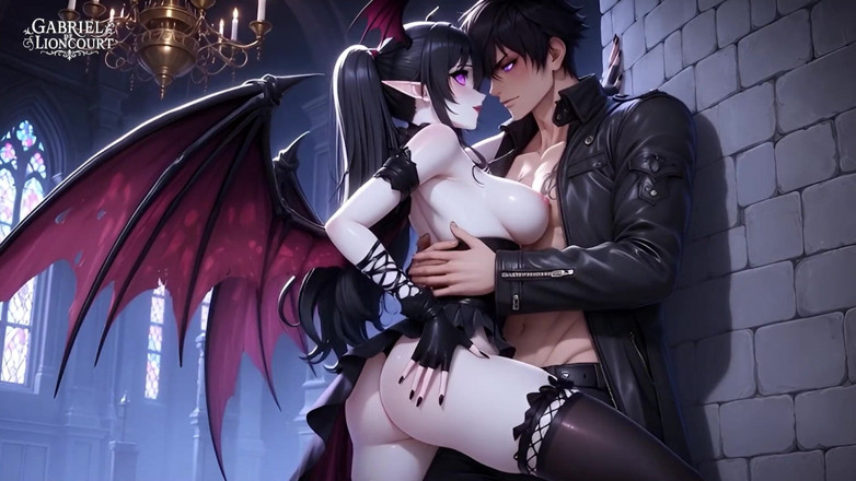 Gabriel de Lioncourt AI: Upírské gotické fantazie 1 - Hentai Ai Generated