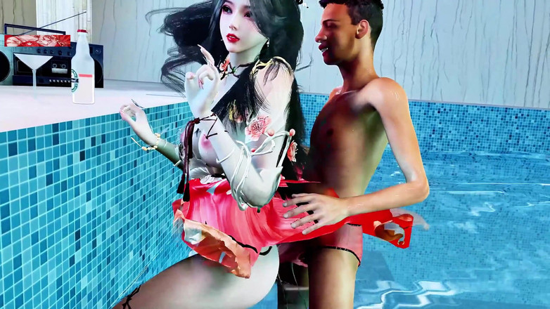 X Hentai: Великі цицьки, великі цицьки, опікун віртуальних бажань - 3d анімація хентай