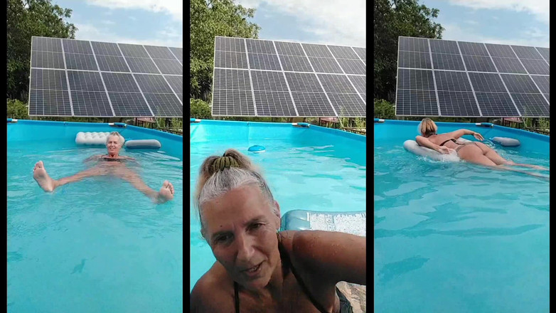 Lukerya: Dona de casa gostosa Lukerya relaxa