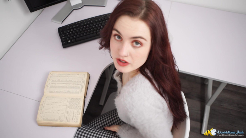 DownblouseJerk: Lola Rae - Perverse beförderung - wichsanleitung