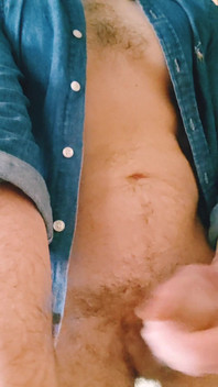 Open Shirt and Cum