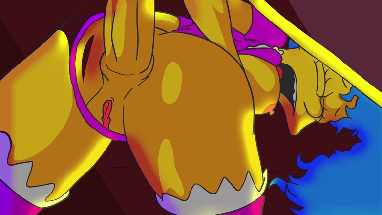 Hot anime xxx: 마지 심슨은 남편이 일할 때 이웃과 바보