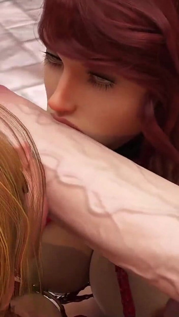 2 Girls Give the Perfect Blowjob