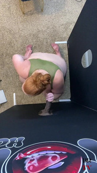 SSBBW Julie Ginger Gets Facial From Stranger at Gloryhole