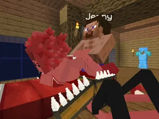 The Jenny Mod Minecraft 당신을 위한 작은 선물, 모방하고 그녀는 섹시하고 섹스할 준비가 되어 있습니다.